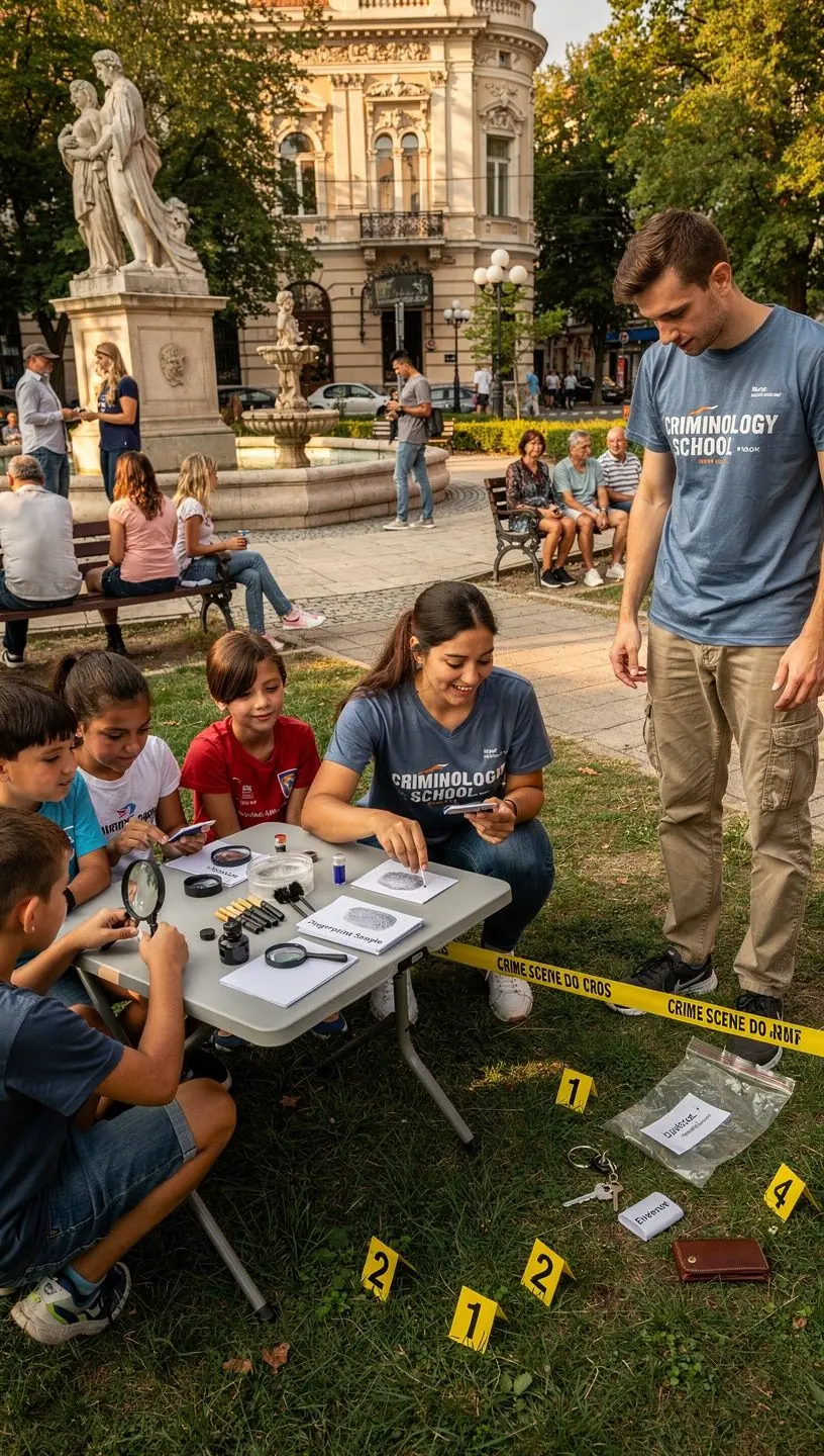 Egy bűnügyi elemző számítógép előtt, ahol adatokat dolgoz fel.