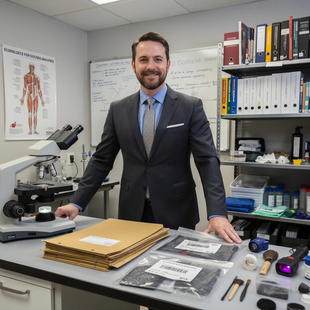 Felnőtt diákok gyakorlati képzésen, bűnügyi tudományokkal foglalkoznak.